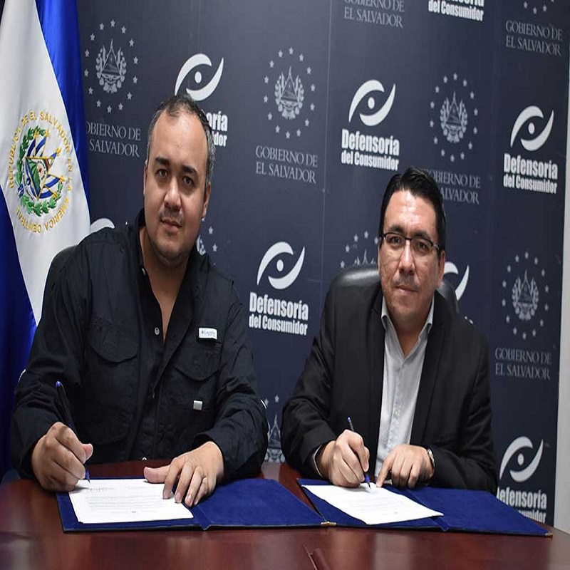 SIGET y Defensoria del Consumidor firman carta compromiso en beneficio de la población